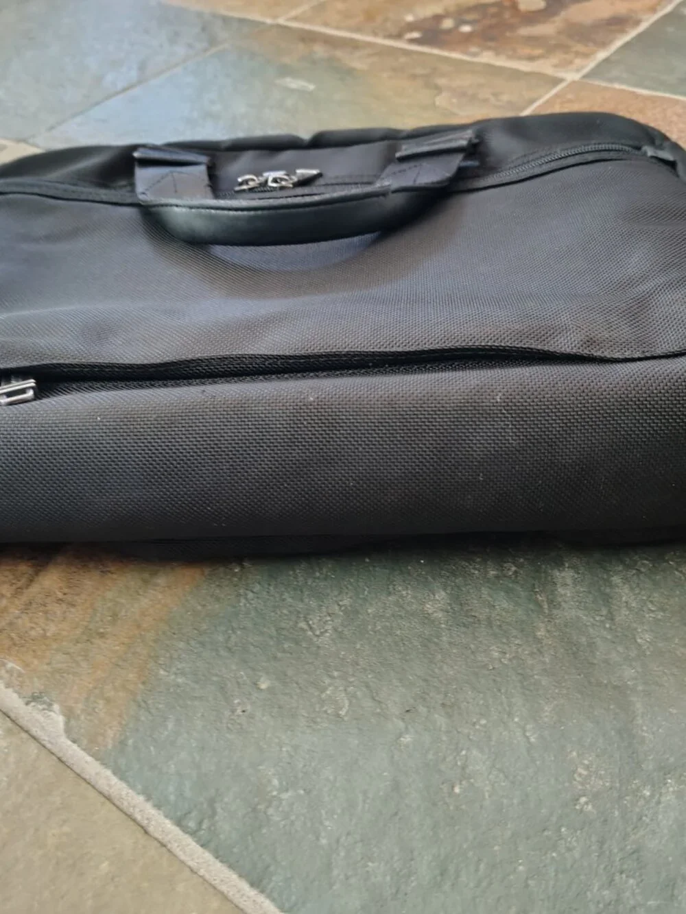 Tumi Organizer Brief Portfolio Black Bag